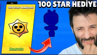 100x Star Hediyesi GELDİ! HEPSİNİ AÇTIM 😋 Brawl Stars