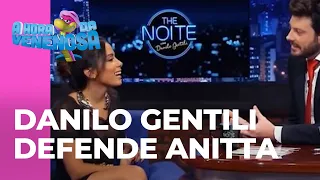 Danilo Gentili chama pessoas que criticam Anitta de invejosas e defende a cantora