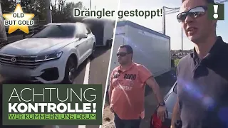 🤯 STAU-Drängler überholt auf STANDSTREIFEN! |Old But Gold| Achtung Kontrolle | Kabel Eins