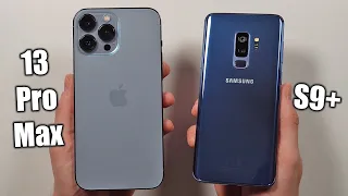 iPhone 13 Pro Max vs Samsung S9 Plus 🔥 Speed Test