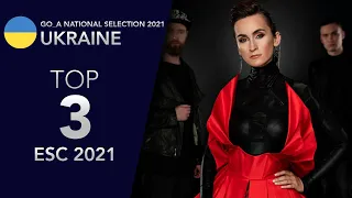 🇺🇦 Eurovision 2021: UKRAINE - GO_A NATIONAL SELECTION 2021 - My Top 3