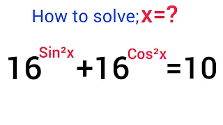 A Nice Olympiad Exponential Trigonometric Equation