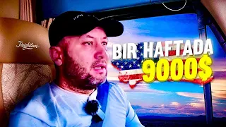 amerikada trak haydash | 1haftalik ish jarayoni | Amerikadagi o'zbeklar тракчилар хаёти