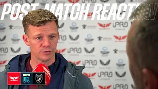 REACTION: Dwayne reacts to a much improved performance against a strong Sharks side | Scarlets Rugby