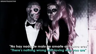 Lady Gaga - Born This Way // Lyrics + Español // Video Official