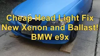 BMW Xenon Headlight and Ballast Replacement