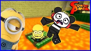 Despicable Me 3 Minion Game! Oh No Floor is Lava! Let's Play Roblox with Combo Panda