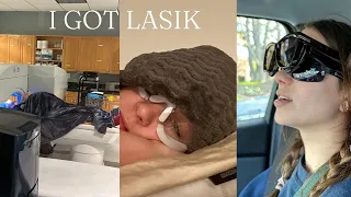 I got Lasik eye surgery !!