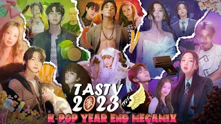 2023 K-POP MEGA MASH-UP : TASTY 2023 | K-POP YEAR END MEGAMIX by TPDF (260+ SONGS)