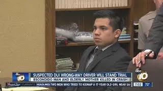 Trial ordered for driver accused of DUI, causing fatal wrong-way wreck