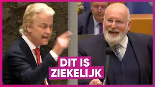 Harde clash Geert Wilders en Frans Timmermans