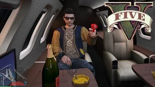 GTA V  - Ostentação no Avião de RICO!