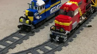 LEGO Unstoppable Dewey Looses The Train Scene