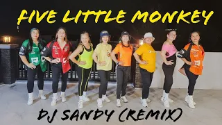 FIVE LITTLE MONKEY | DJ SANDY (REMIX) | TIKTOK VIRAL | DANCE FITNESS WORKOUT | KD MOVEMENT