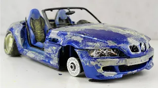 BMW M Power 1:18 Restoration and rescue Abandoned Model Car