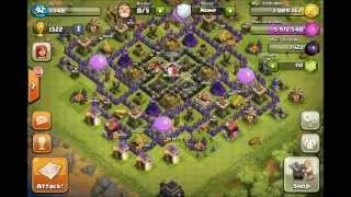 Clash of clans Hogriders and Healers raid