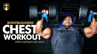 Nathan De Asha Bodybuilding Chest Workout | 5 Days Out from Italy Pro | Hosstile