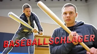 WAS TUN GEGEN EINEN BASEBALLSCHLÄGER ? STOCK VERTEIDIGUNG SELBSTSCHUTZ TURBO TORBEN KAMPFKUNST SPORT