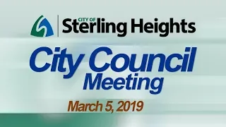 3-5-19 City Council Meeting