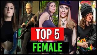 TOP 5 Female Guitar Shredders (These Girls Can SHRED!) ♀️ 🤯