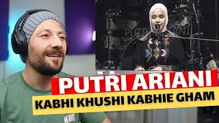 🇨🇦 CANADA REACTS TO Putri Ariani - Kabhi Khushi Kabhie Gham reaction