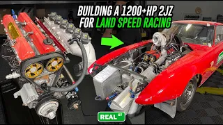 Building A 1200+hp 2JZ Engine For Land Speed Racing - Detailed Assembly