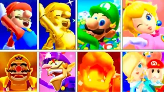 Mario Golf: World Tour - All Eagle/Hole in One Character Animations