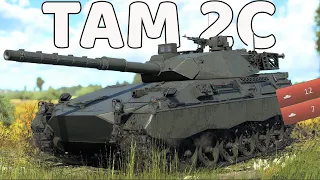 TAM 2C Argentinian Light Tank Gameplay | War Thunder