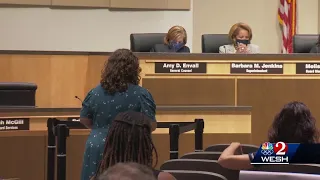 Tempers flare at Orange County School Board meeting as board fires employee for not wearing masks