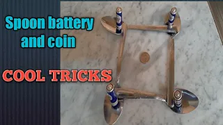 COOL TRICKS spoon battery and coin