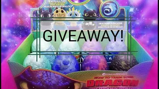 50 subscriber giveaway! how to train your dragon hidden world plushies egg!