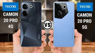 Tecno Camon 20 Pro 4G Vs Tecno Camon 20 Pro 5G #Trakontech