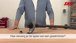 Hoe vervang je de spoel van een grastrimmer?