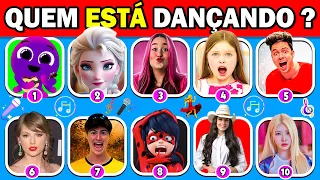 🔊 ADIVINHE QUEM ESTÁ DANÇANDO?🎵💃 | TIKTOK | YOUTUBE | Emilly Vick, Elsa, Tenge | DESAFIO MUSICAL #01