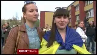 Донецк митингует "За единую Украину"
