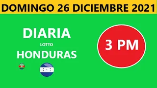 Diaria 3 pm honduras loto costa rica La Nica hoy domingo 26 de diciembre de 2021 loto tiempos hoy