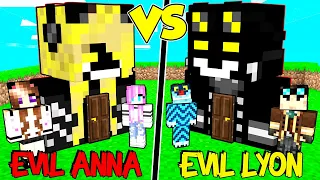 CASA EVIL ANNA CONTRO CASA EVIL LYON SU MINECRAFT!!