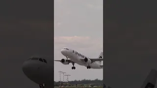 Finnair A320 & Smartwings 737-8: Vaclav Havel International Airport Prague #shorts #planespotting