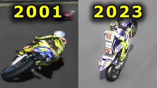 History of VALENTINO ROSSI in MotoGP Games (2001-2023) #vr46