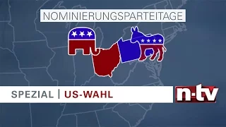 Der US-Wahlkampf bei n-tv: So funktionieren die Vorwahlen zum Präsidenten