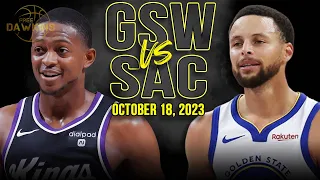 Golden State Warriors vs Sacramento Kings Full Game Highlights | October 18, 2023 | FreeDawkins