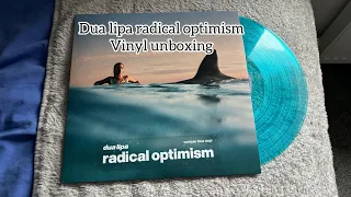 Dua lipa radical optimism vinyl unboxing 🌊🦈