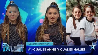 Dos hermanas hicieron una performance inspiradas en la película “Juego de gemelas” - Got Talent