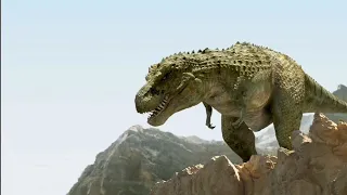 Финальная схватка Пятнистого и Одноглазого. Тарбозавт 3D: 2011. Тарбозавр 3D: Новый Рай.