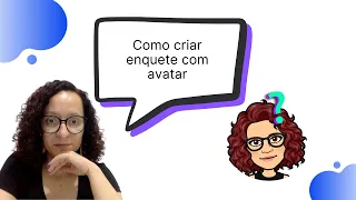 Como criar enquete com avatar