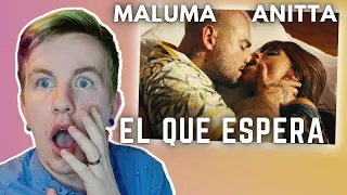 ANITTA & MALUMA -EL QUE ESPERA (MUSIC VIDEO) // REACTION