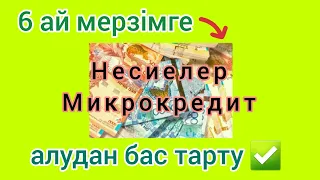 6 ай мерзімге Кредит алудан бас тарту немесе кез келген уақытта жазылымнан бас тарту