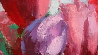 Flower Oil Painting -Tulips