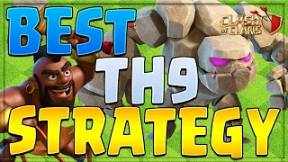 MY FAVORITE TH9 ATTACK STRATEGY!