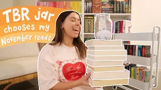 TBR prompt jar chooses my November reads!! 🫙 *November TBR*